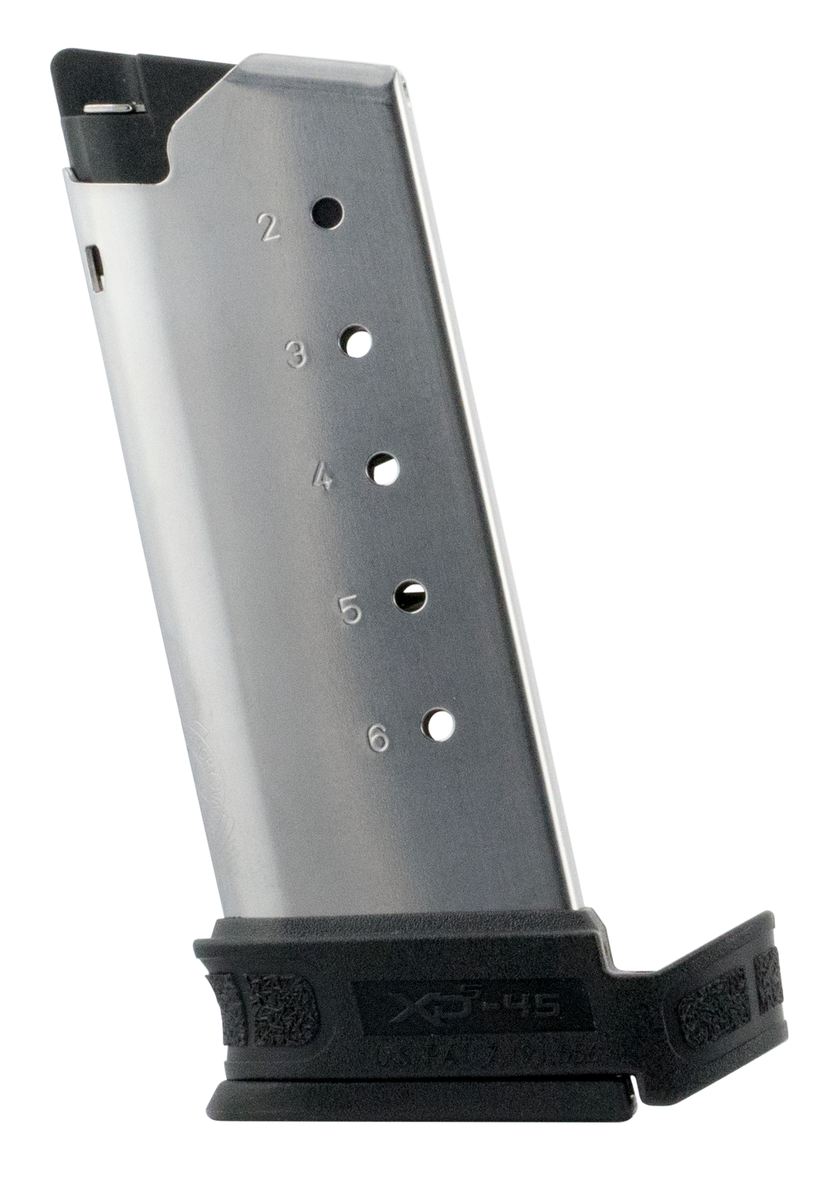 Springfield Armory XD-S Mod.2 45 ACP 6-Rd Extended Pistol Magazine - Stainless — view 2
