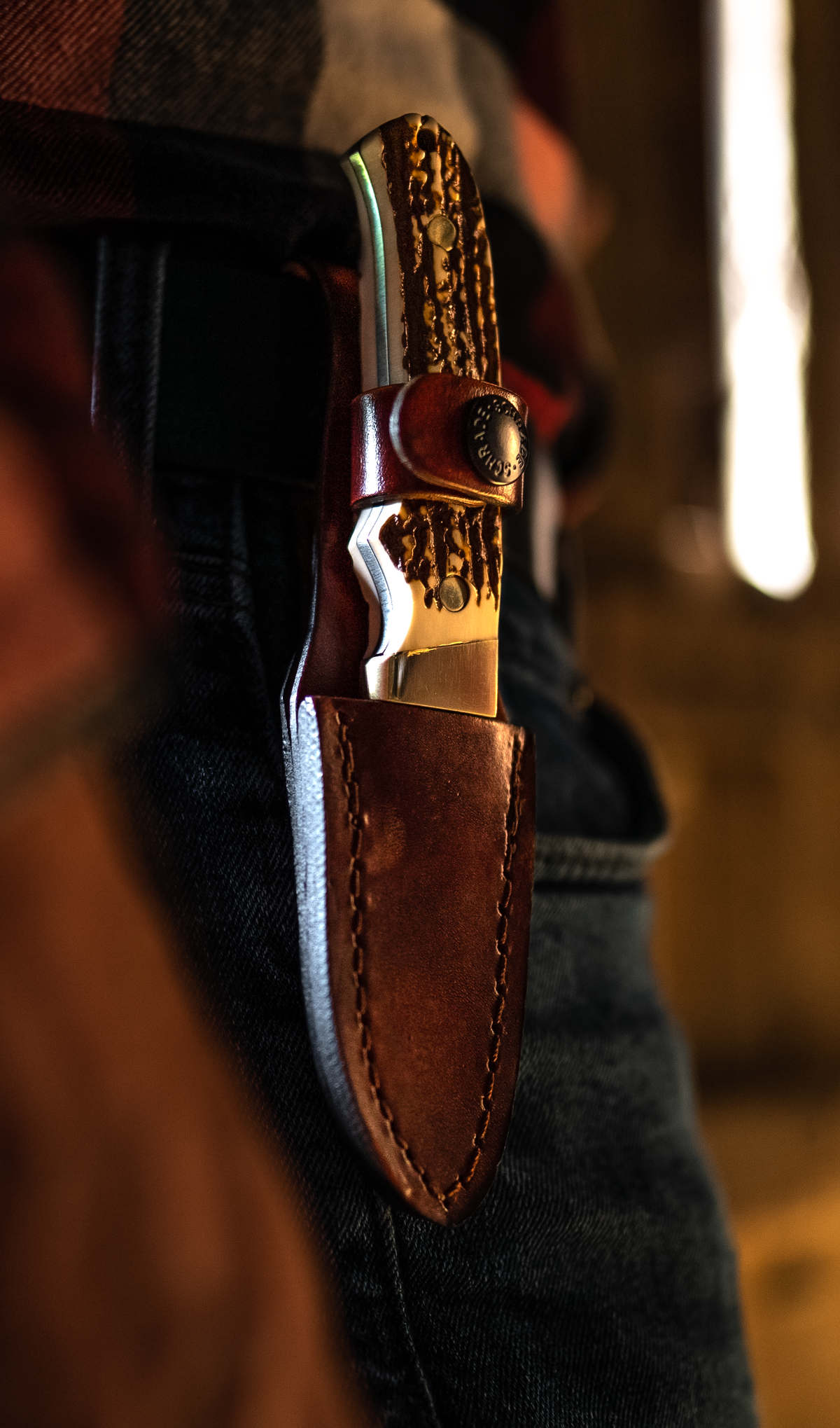 Uncle Henry PH2N Pro Hunter Next Gen Staglon Fixed 2.80" Drop Point Stainless Steel Blade — view 2
