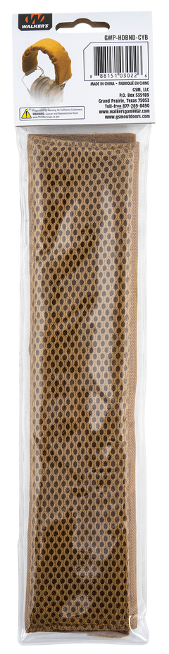 Walkers Game Ear Razor Headband Wrap Nylon Coyote Brown — view 2