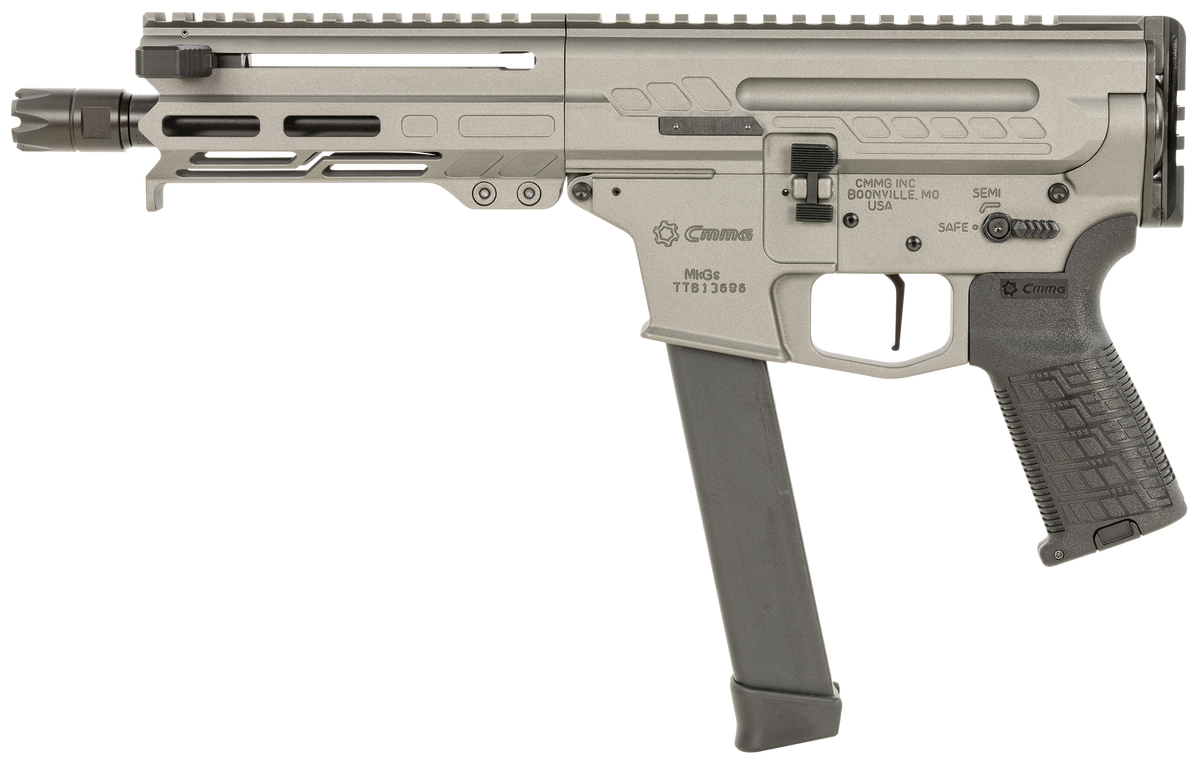 CMMG Dissent MKGS 9mm Luger 6.50" 33+1 Semi-Auto Pistol - Tungsten Gray — view 2