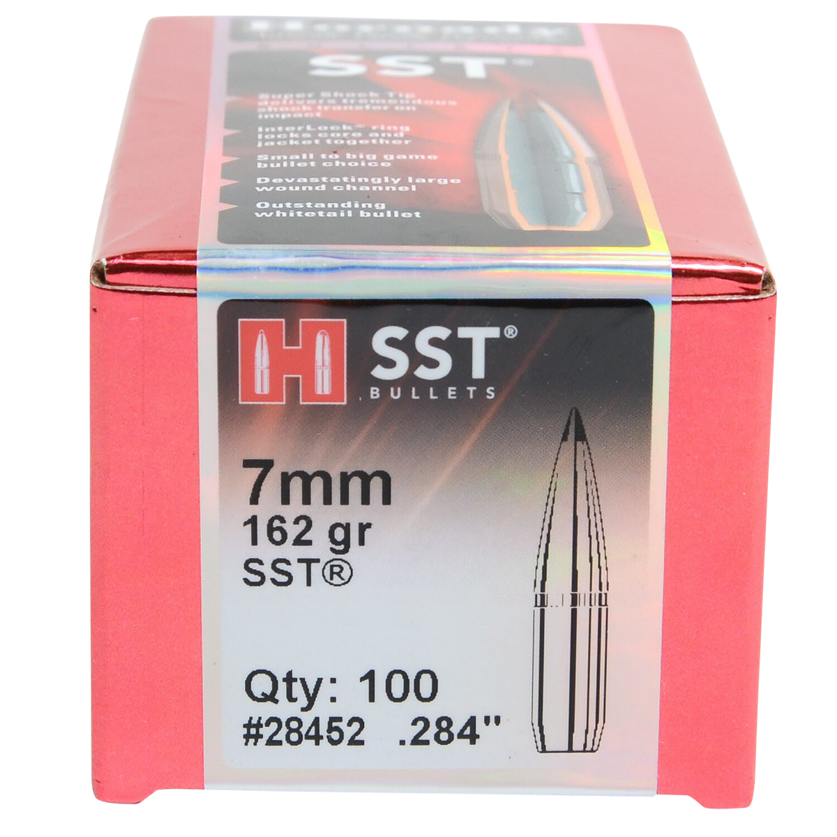 Hornady SST 7mm .284 162 gr Reloading Bullets - 100/Box — view 2