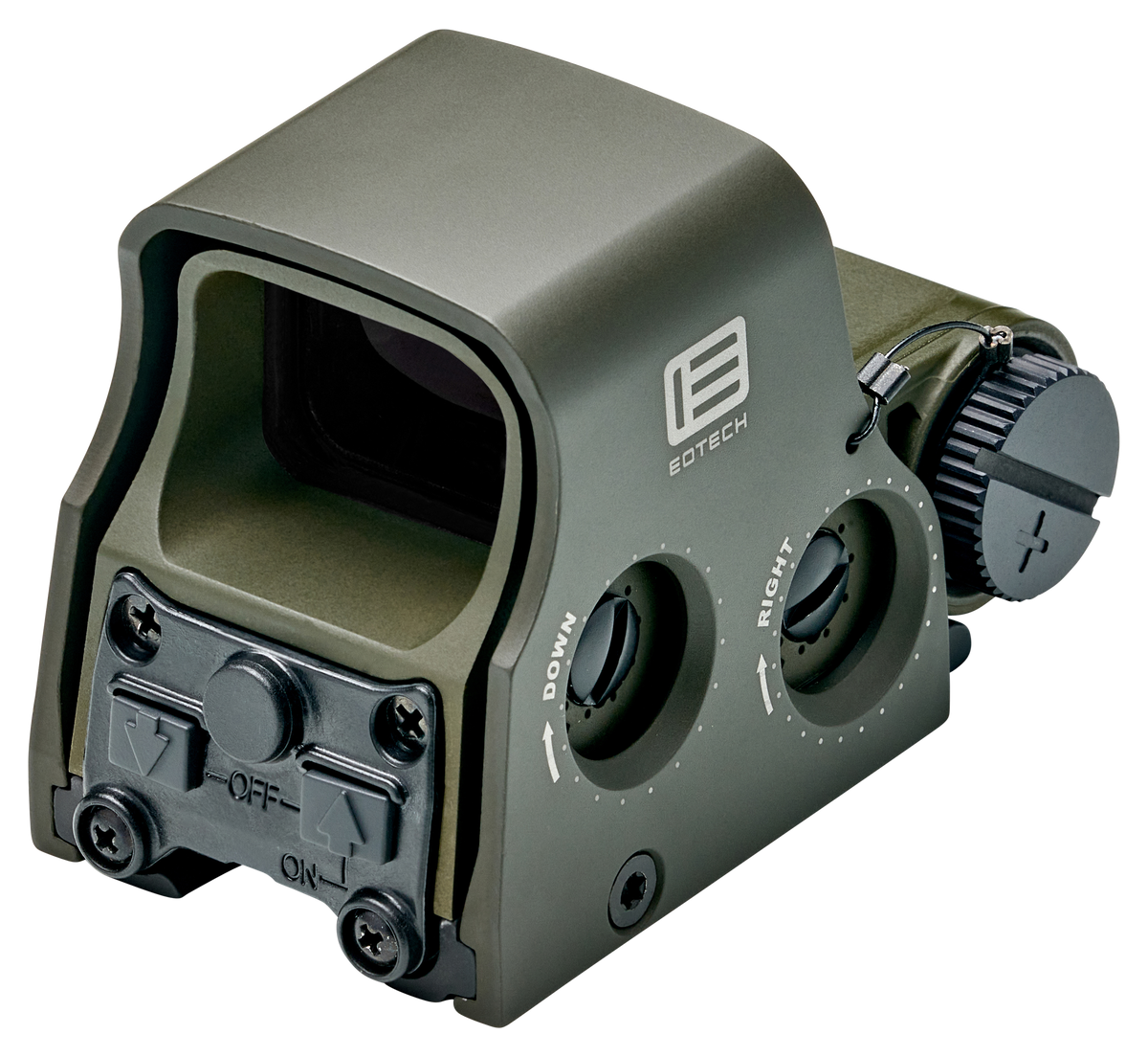EOTech XPS2-0 1x 1 MOA Red Dot/68 MOA Ring Holographic Sight - OD Green — view 2