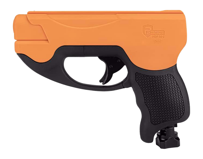 RWS Umarex P2P HDP 50 Compact Gen 2 .50 Cal 4-Rd Pepper Pistol - Orange/Black — view 2