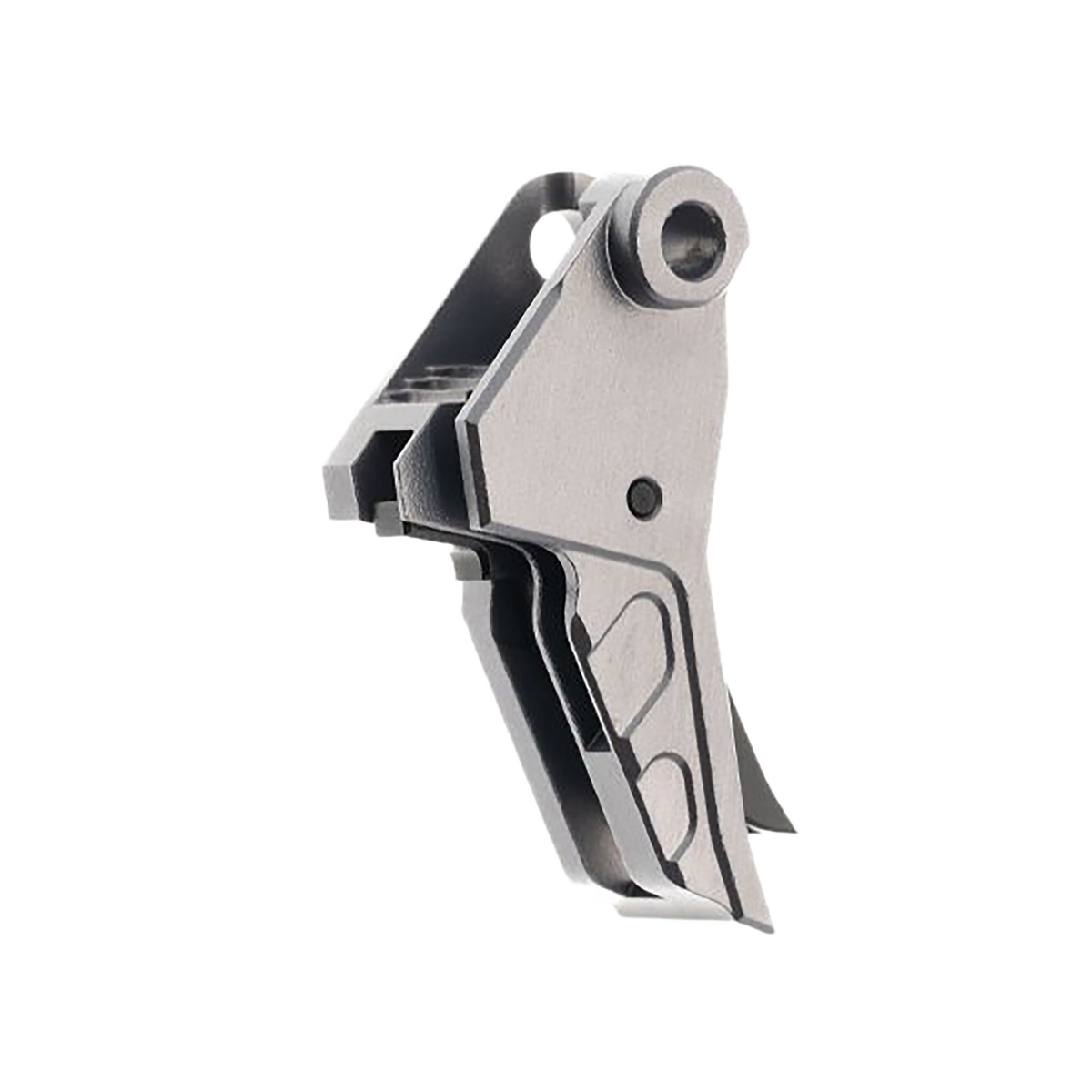 Tyrant CNC I.T.T.S Trigger Shoe Grey/Black Aluminum Fits Springfield Echelon — view 2