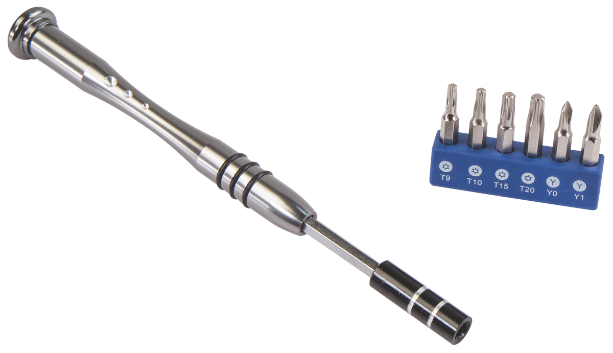 Wheeler 564018 Precision Micro Screwdriver Set 58-Piece Chrome Plated Steel Extendable Handle — view 2