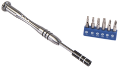 Wheeler 564018 Precision Micro Screwdriver Set 58-Piece Chrome Plated Steel Extendable Handle — view 2