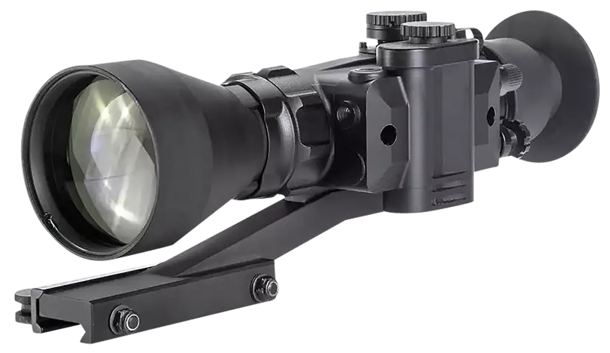 AGM Global Vision Wolverine Pro-4 3AW1 Night Vision Rifle Scope 4x70mm Gen 3 Auto-Gated White Phosphor Level 1 Matte Black — view 2