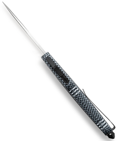 CobraTec Knives CTK-1 Large 3.75" OTF Tanto Plain D2 Steel Carbon Fiber Aluminum Handle — view 2
