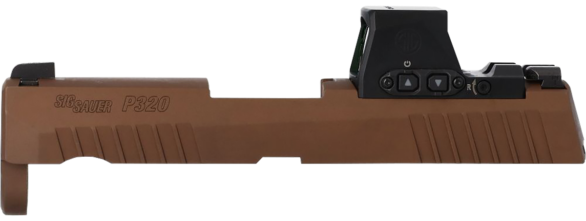 Sig Sauer P320 X-Compact 9mm Luger 3.6" Slide Assembly w/ ROMEO-X PRO Optic - Coyote Brown — view 2