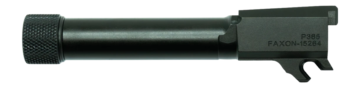 Faxon Firearms Duty Series 9mm Luger Threaded Barrel - Black Nitride - Sig P365 — view 2