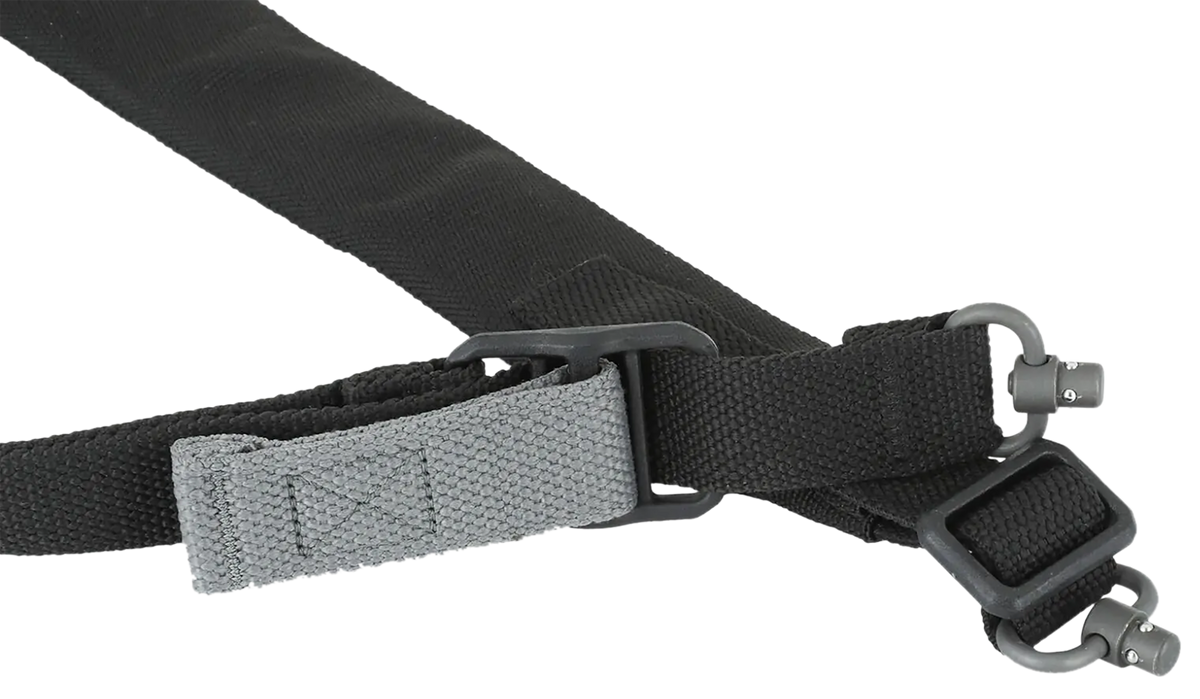 Blue Force Gear Vickers Push Button Sling 1.25" Black Cordura Padded — view 2