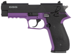 GSG FireFly 22 LR 4" 10+1 DA/SA Semi-Auto Pistol - Purple Frame, Black Slide — view 2