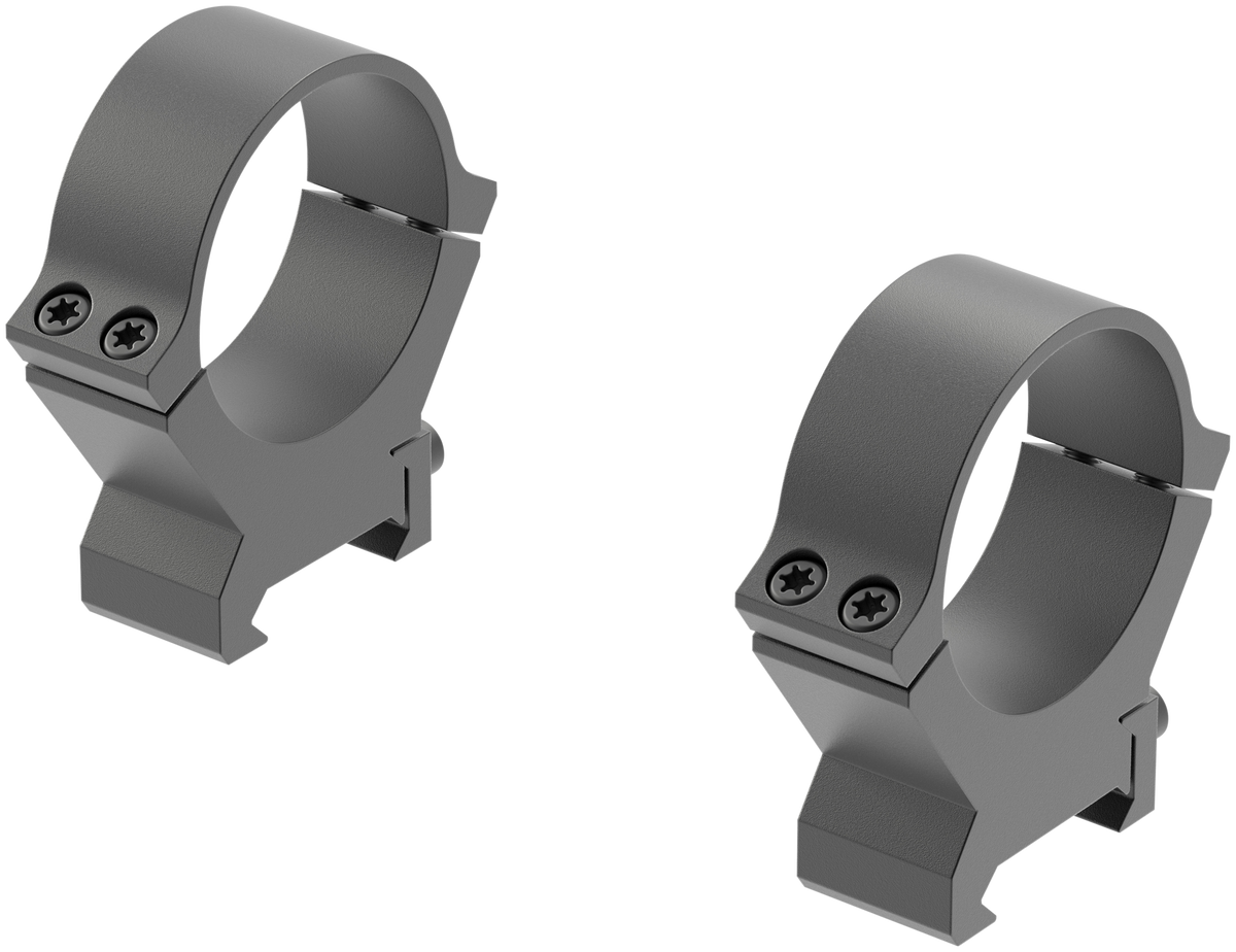 Leupold PRW2 Cross-Slot 34mm High Matte Black Scope Rings — view 2