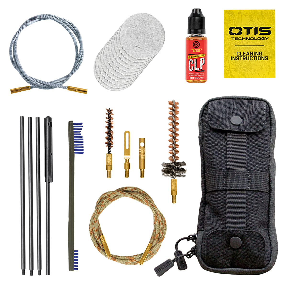 Otis Defender Cleaning Kit .223 Rem/5.56 NATO 13-Piece Black Nylon Case — view 2