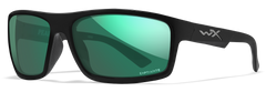 Wiley X Peak CAPTIVATE Polarized Green Mirror Lens Matte Black Frame Safety Glasses — view 2