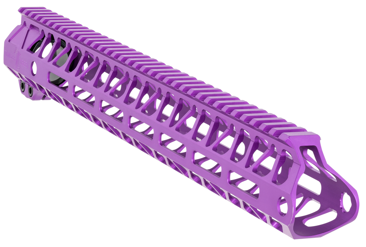 Timber Creek Outdoors Enforcer 15" M-LOK Handguard - Purple Anodized AR-15 — view 2