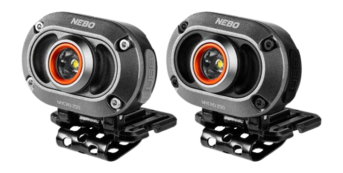 NEBO MYCRO 250 Rechargeable LED Headlamp 250 Lumens USB-C - 2 Pack — view 2