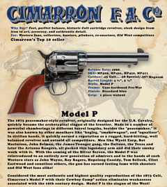 Cimarron MP401 Model P 357 Mag/38 Special 5.50" 6-Shot SAO Revolver - Pre-War Style — view 2