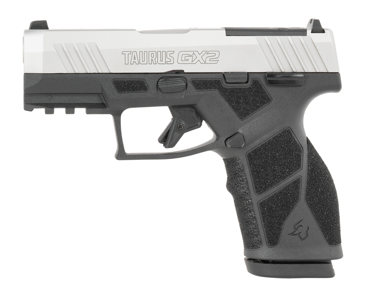 Taurus GX2 T.O.R.O. Compact 9mm Luger 3.38" 13+1 Striker-Fired Pistol - Matte Black/Stainless — view 2