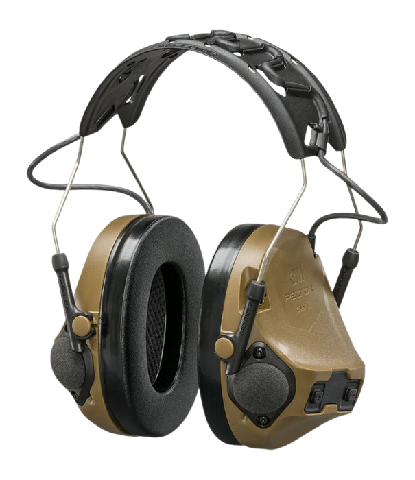 3M Peltor ComTac VIII HD Coyote Brown Over the Head Electronic Earmuff — view 2