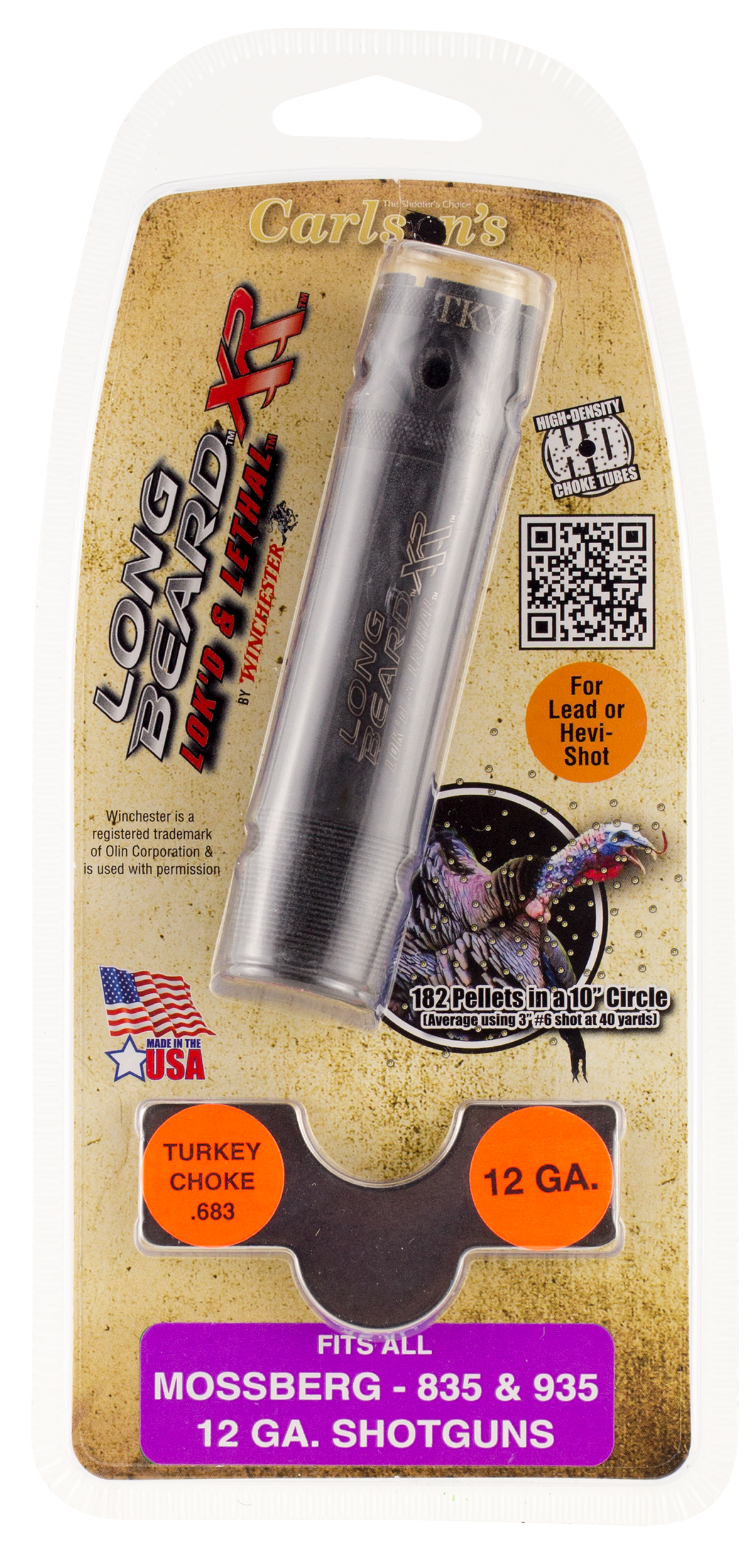 Carlsons Long Beard Turkey 12 Gauge Ported Choke Tube - Mossberg 835/935 — view 2