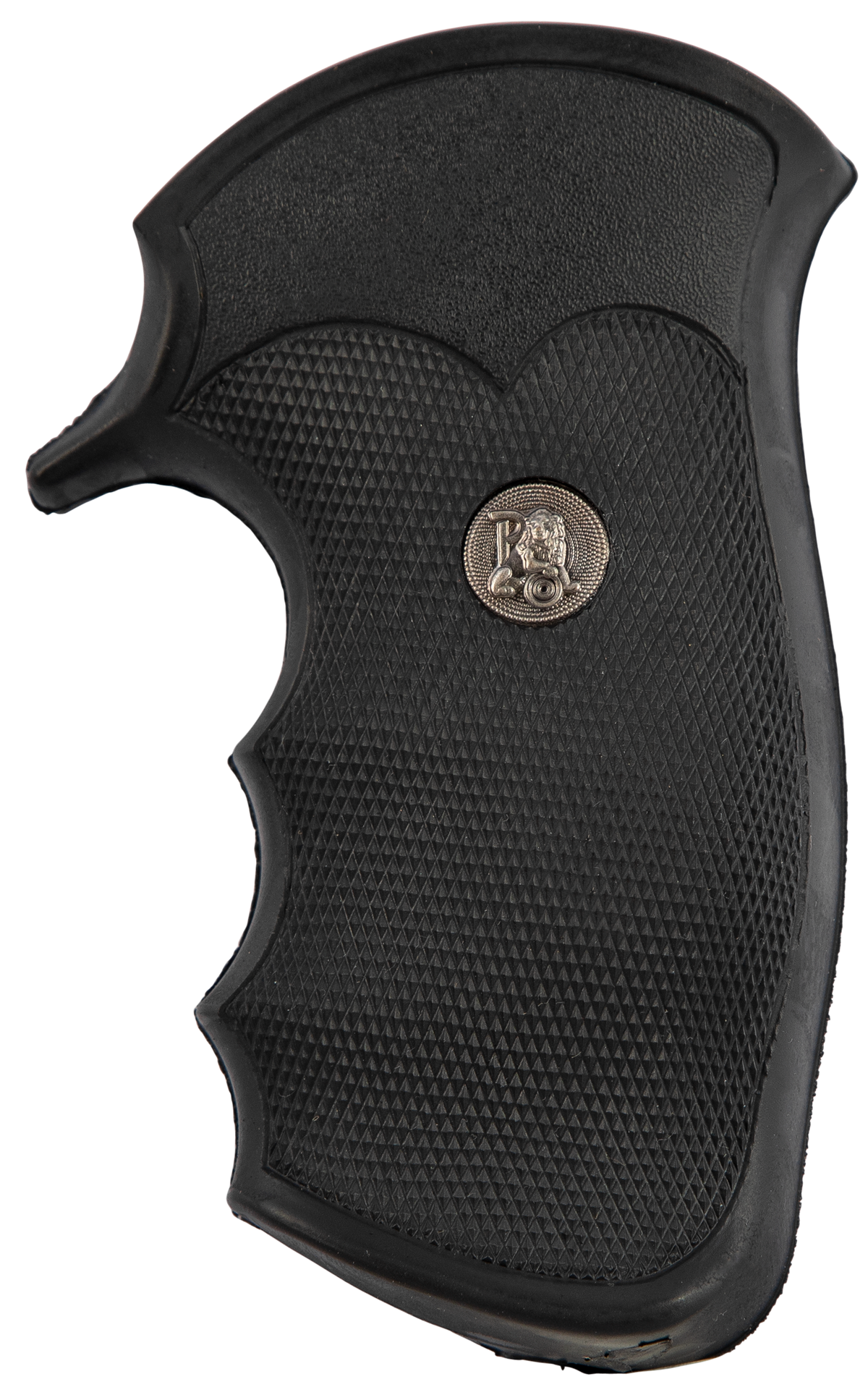 Pachmayr Decelerator Pistol Grip for T/C Contender - Checkered Black Rubber with Finger Grooves — view 2