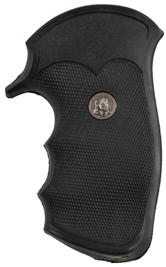 Pachmayr Decelerator Pistol Grip for T/C Contender - Checkered Black Rubber with Finger Grooves — view 2