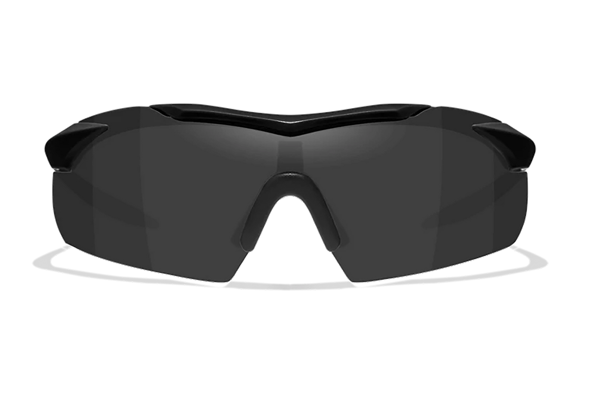 Wiley X Vapor Safety Glasses Smoke Gray/Clear/Light Rust Lenses - Matte Black Frame — view 2