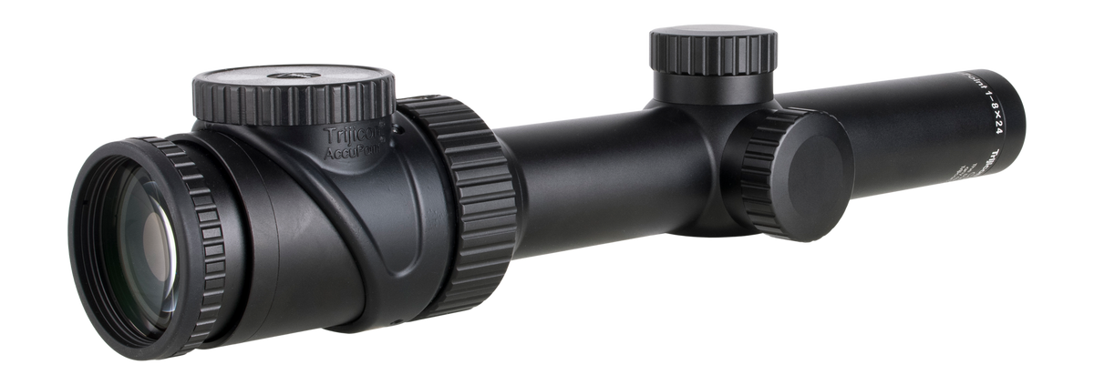 Trijicon AccuPoint 1-8x24 Riflescope BDC Hunter Holds Green Dot 30mm Tube Satin Black — view 2