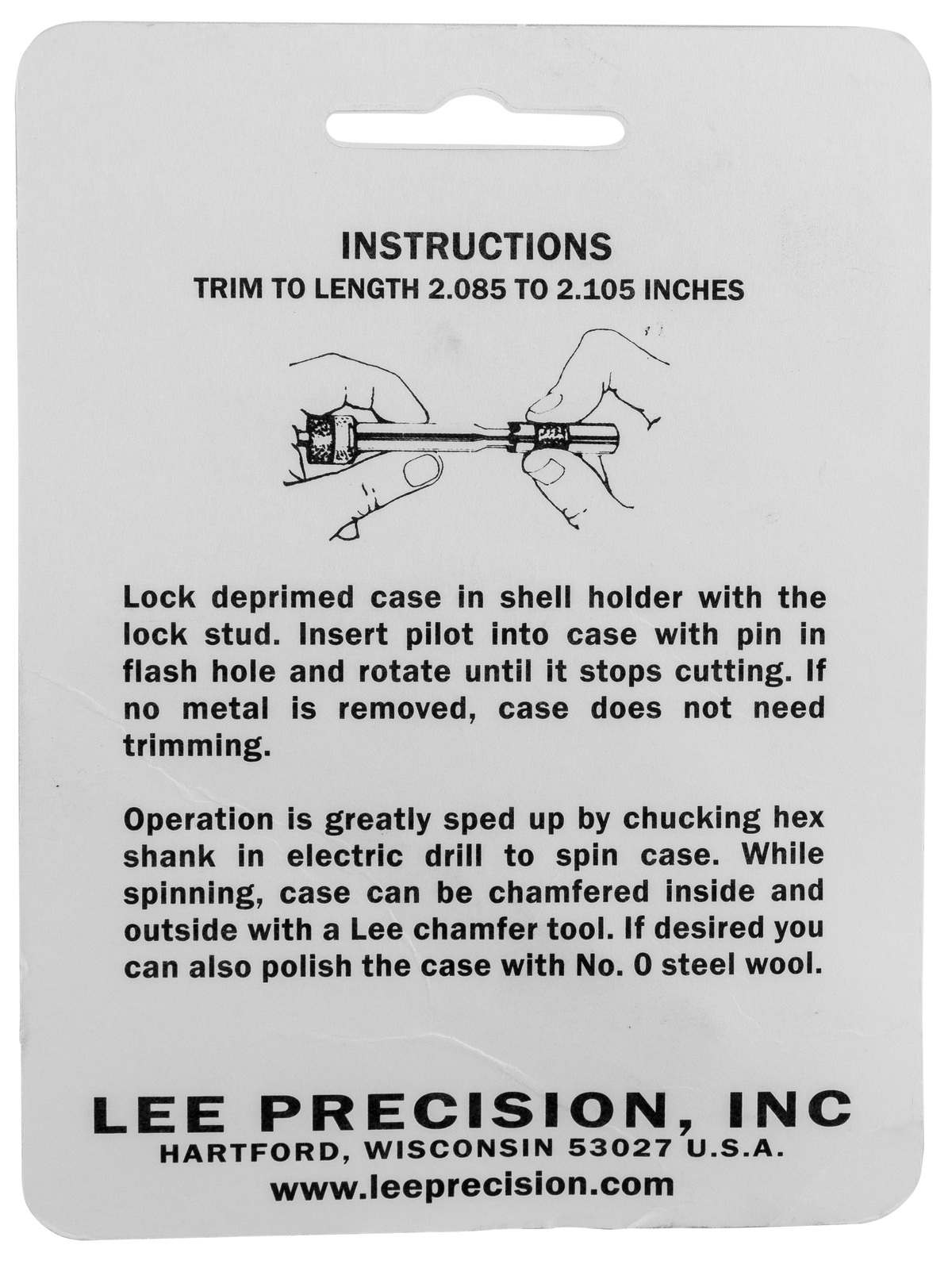 Lee 90152 Case Length Gauge 45-70 Gov — view 2