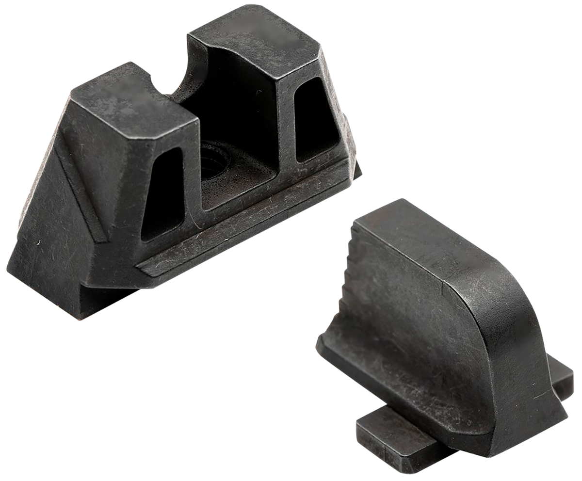 Strike Industries P320 Strike Iron Sights - Suppressor Height Black/Blank Front & Rear — view 2