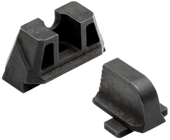 Strike Industries P320 Strike Iron Sights - Suppressor Height Black/Blank Front & Rear — view 2