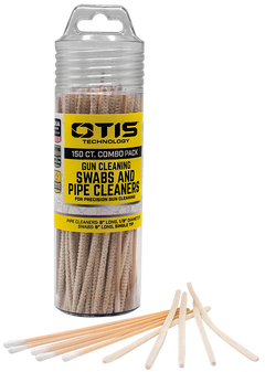Otis FG241857 Swabs & Pipe Cleaners Combo Pack Cotton/Wood 6" 100 Swabs/50 Pipe Cleaners - Includes Reusable Storage Tube — view 2
