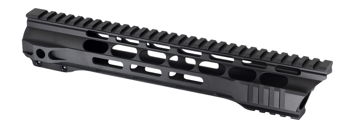 JE Machine Tech AR-15 Ultralight Minimalist 12" M-LOK Handguard - Black — view 2
