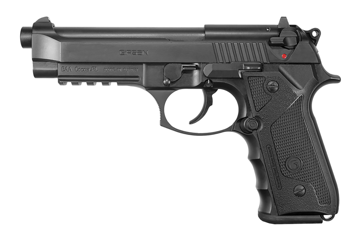 EAA Girsan Regard MC 9mm Luger 4.90" 18+1 SAO Semi-Auto Pistol - Black Aluminum Frame, Blued Slide — view 2