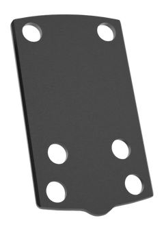 C&H Precision SWMPSHIELDEPS S&W M&P 2.0 Shield Optic Adapter Plate - Holosun EPS/EPS Carry Footprint - Black Anodized — view 2
