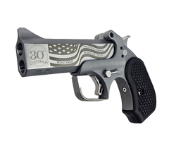 Bond Arms 30th Vet Rough Series 45 Colt/410 Bore 4.25" 2rd Break-Action Pistol - Engraved Rough Matte — view 2