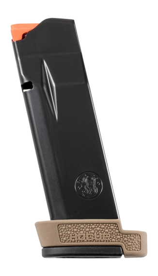 Hogue 18493 OverMolded Rubber Grip Extension Base Pad - S&W M&P Bodyguard 2.0 .380 ACP 12-Rd FDE — view 2