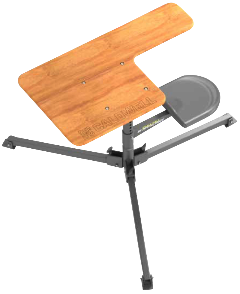 Caldwell Stable Table BR Shooting Bench 45x28 Laminated Red Oak — view 2