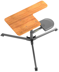 Caldwell Stable Table BR Shooting Bench 45x28 Laminated Red Oak — view 2