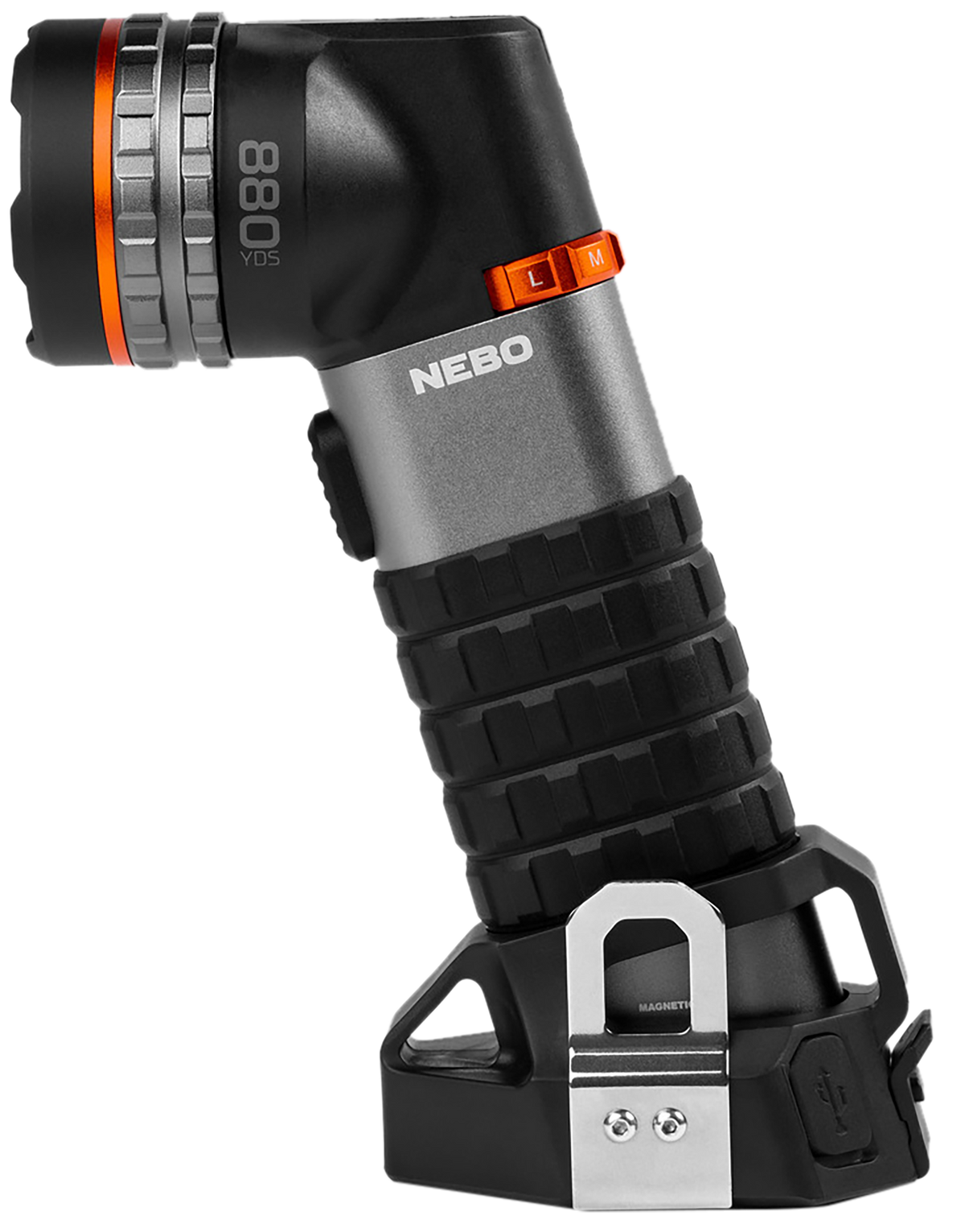 NEBO Luxtreme SL50 Spotlight 50/250/450 Lumens LED USB-C Rechargeable - Black — view 2
