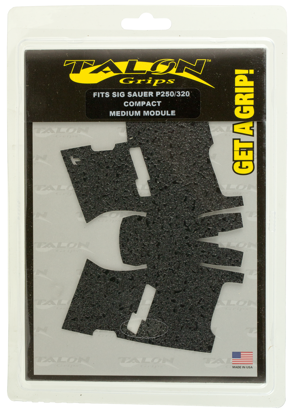 Talon Grips 001R Adhesive Grip Textured Rubber for Sig P320/P250/M17/M18 Compact Medium Module — view 2