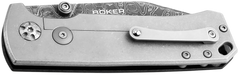 Boker Tiger-Damast 3.35" Damascus Clip Point Micarta Folding Knife — view 2