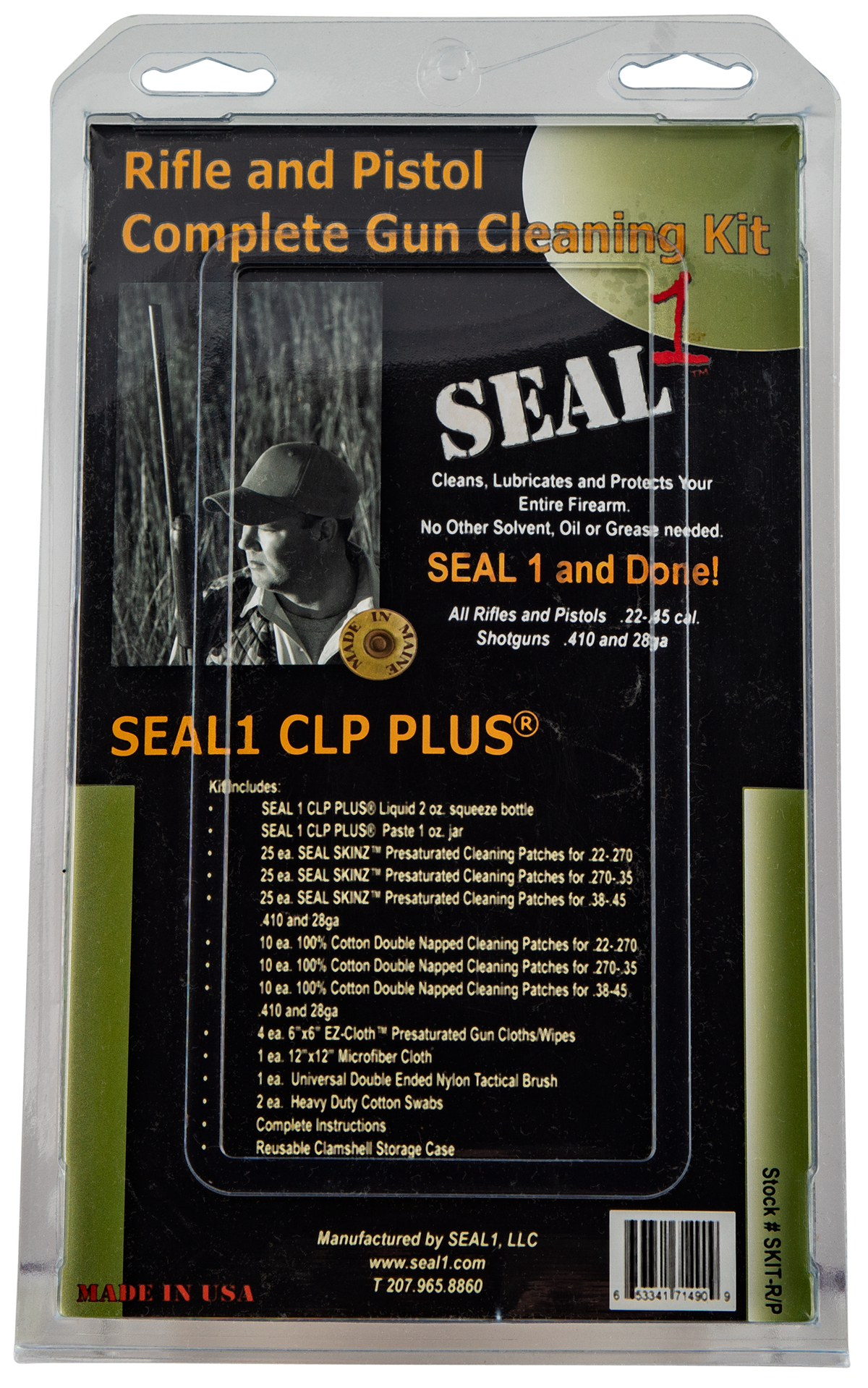 Seal 1 SKIT-RP Complete Gun Cleaning Kit .22-.45 Cal Rifle and Handgun — view 2