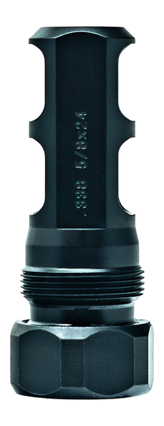 Faxon Firearms MuzzLok Plan B 5/8x24 Muzzle Brake - Stainless Steel - .375" Bore — view 2