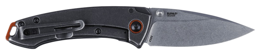 Columbia River 2522 Tuna Compact 2.73" Folding Drop Point Plain Stonewashed 8Cr13MoV Black G10/SS Handle — view 2
