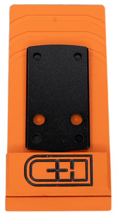 C&H Precision SAHCHOLOK Springfield Hellcat Optic Adapter Plate - Holosun 407K/507K RMSc Footprint - Black Anodized — view 2