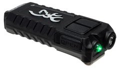 Browning Trailmate USB Rechargeable Keychain Light 7/360 Lumens LED White/Green - Black — view 2