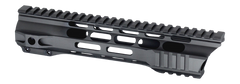 JE Machine Tech AR-15 10\" M-LOK Clamp-On Free Float Handguard - Black — view 2