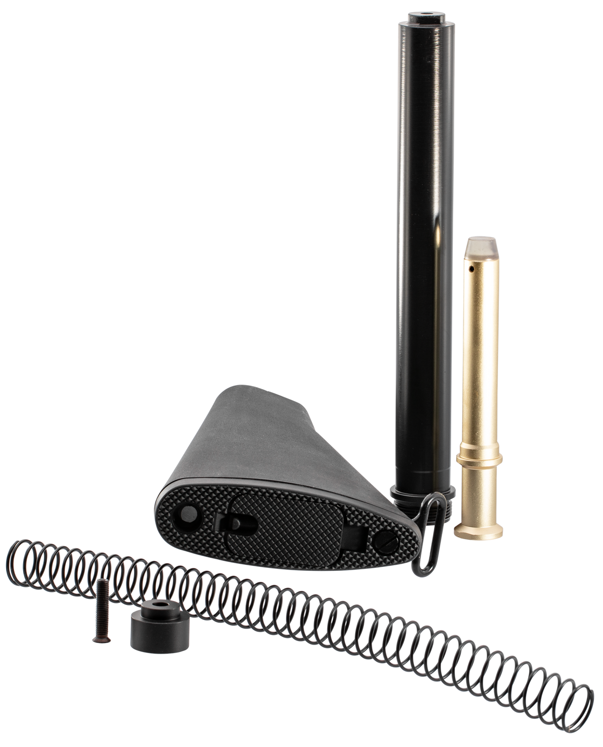 TacFire A2 5.56 Complete Stock Kit AR-15 Polymer Black — view 2